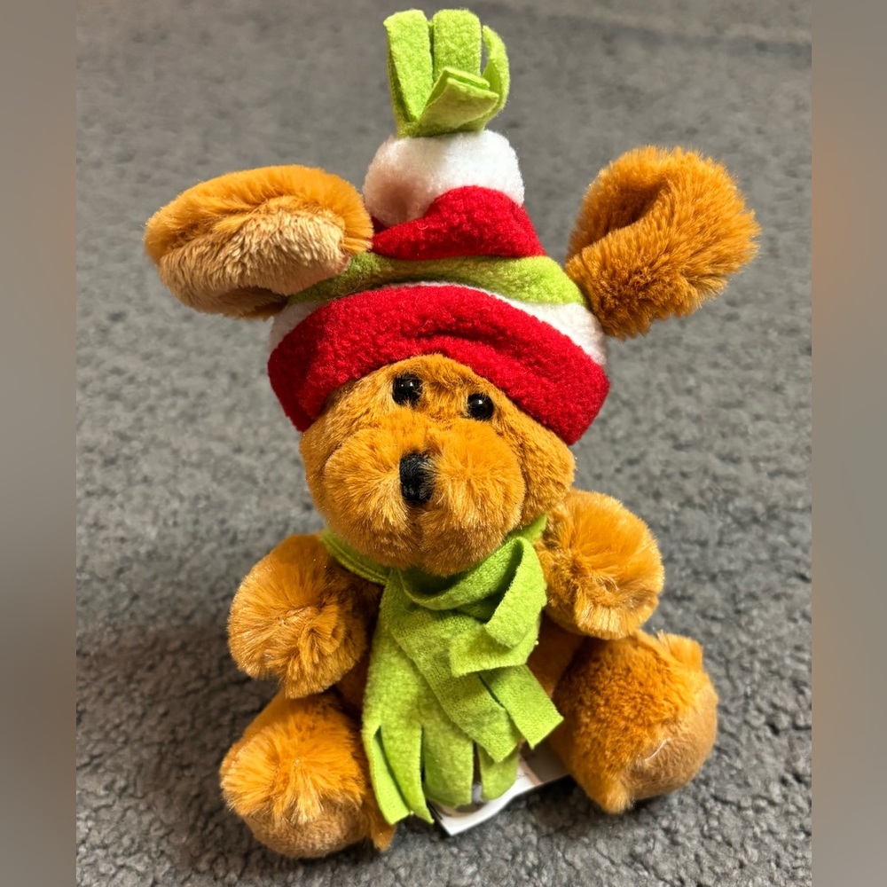 Prima Creations Dog Puppy Plush Winter Hat & Scarf 7.5”